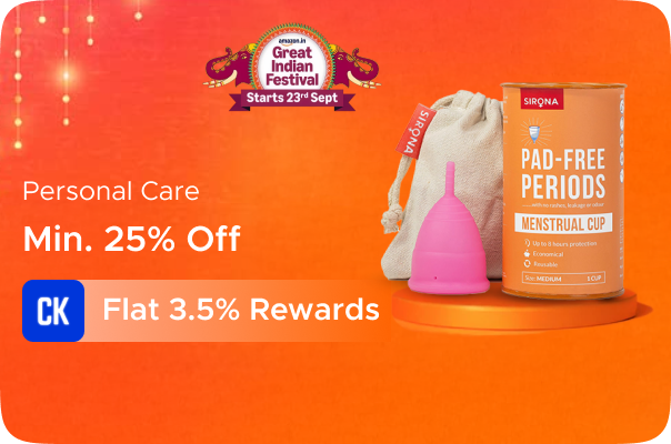Amazon: Minimum 25% Off on Personal Care + Flat 3.5% Rewards